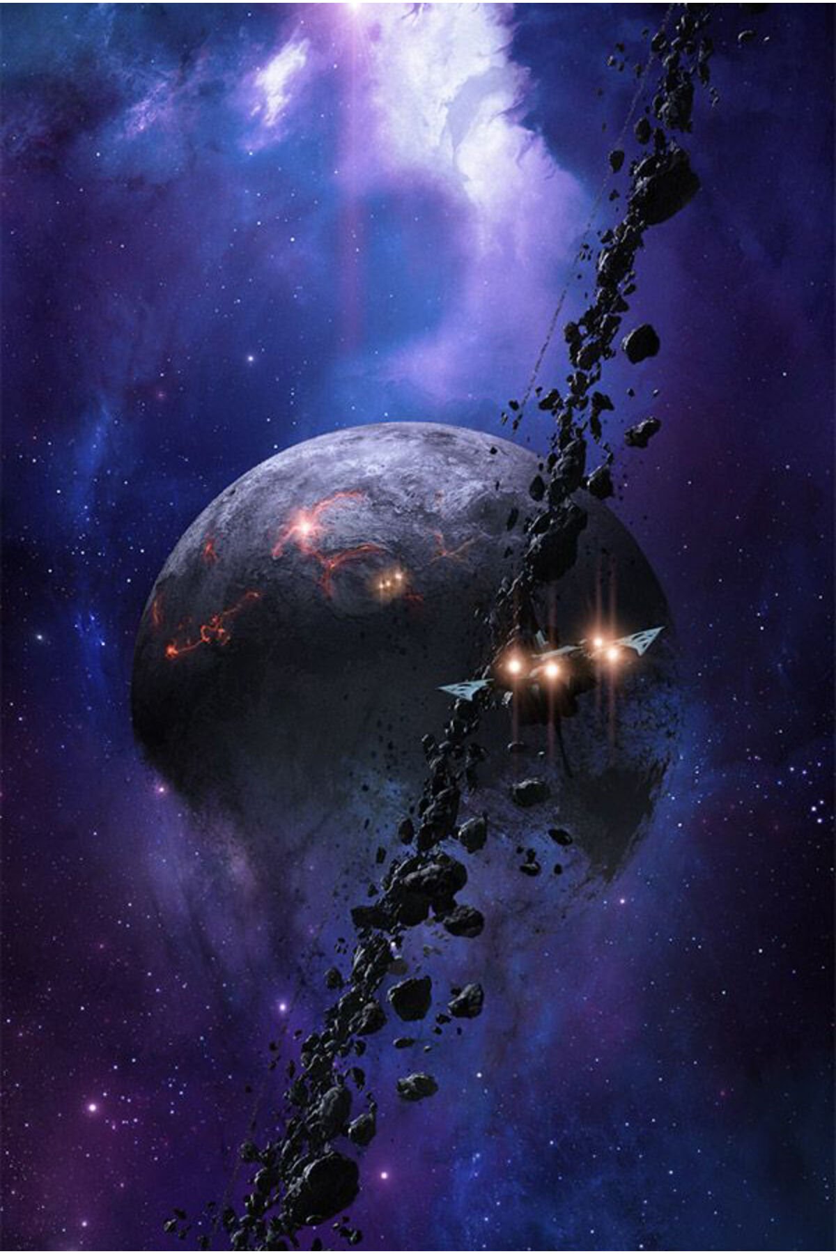 Gezegenler Tasarımlı Ahşap Poster