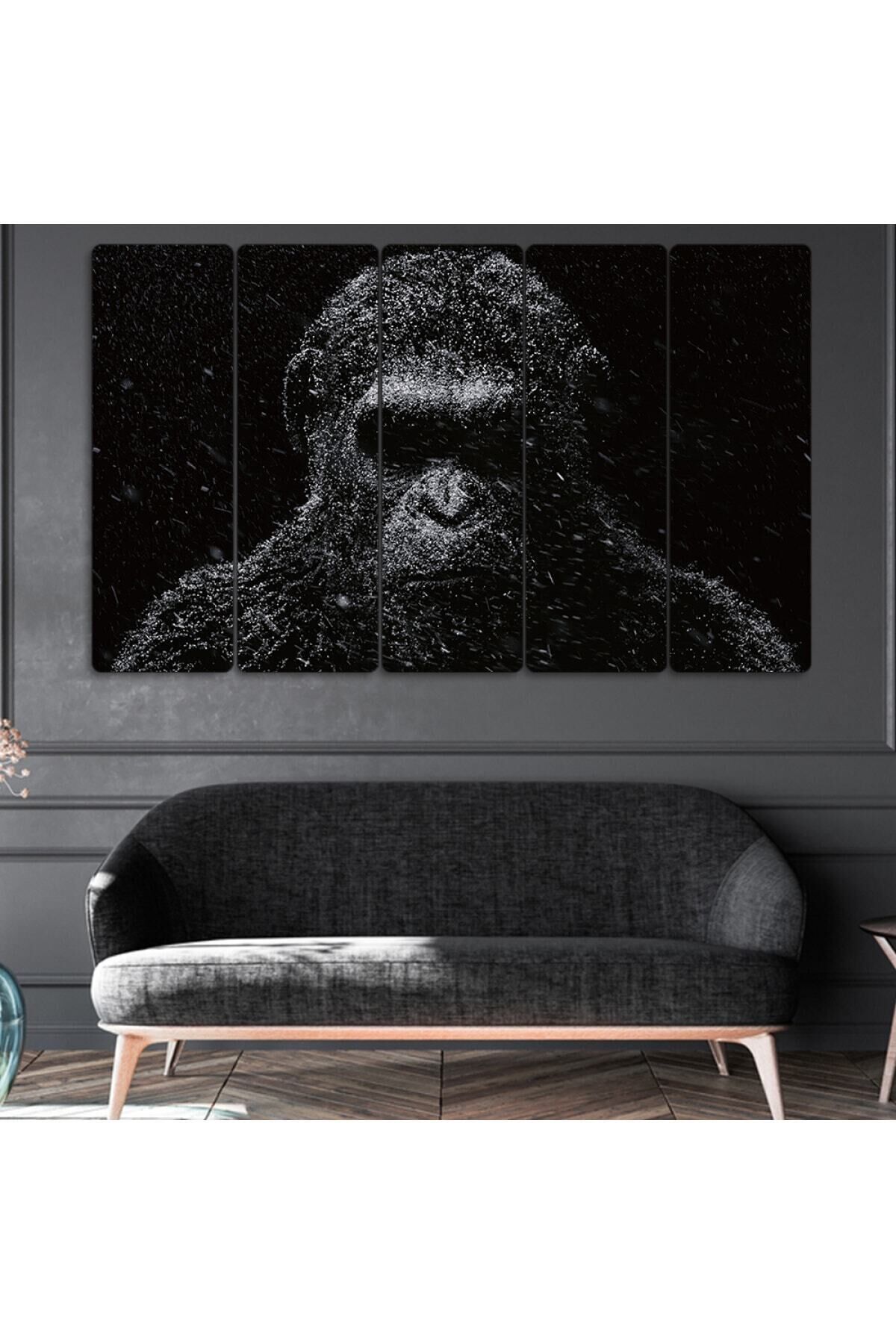 Goril 5 Parçalı Tablo