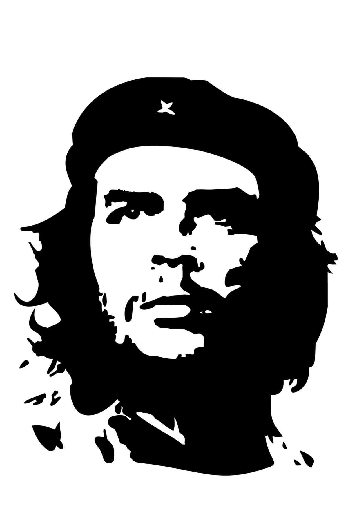 Che Guevara Tasarımlı Ahşap Poster