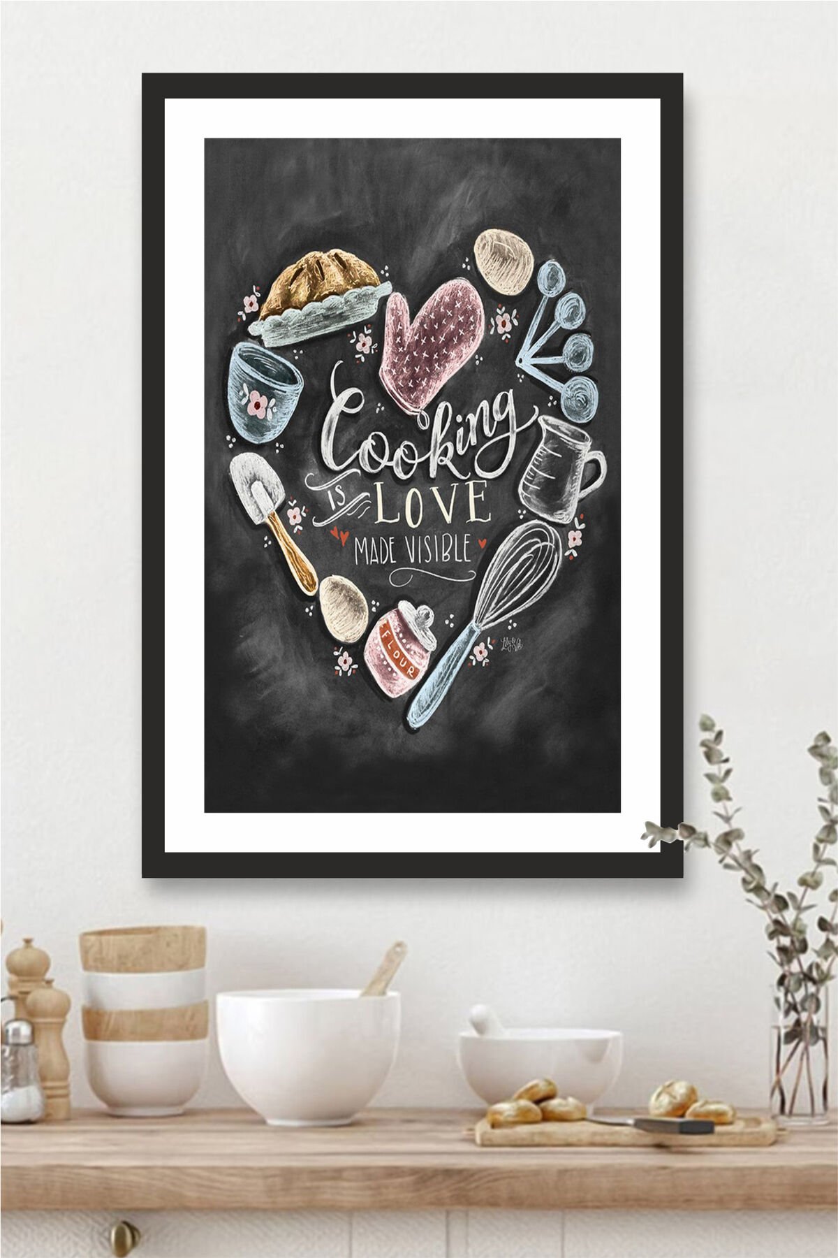 mutfak tasarımlı Çerçeve Görünümlü Mdf Tablo