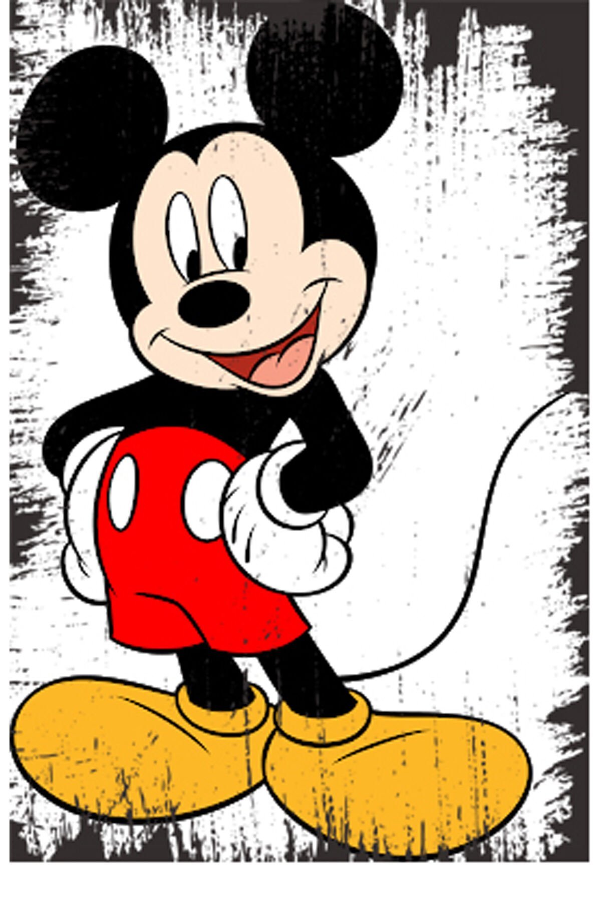 Mickey Mouse Tasarımlı Ahşap Poster