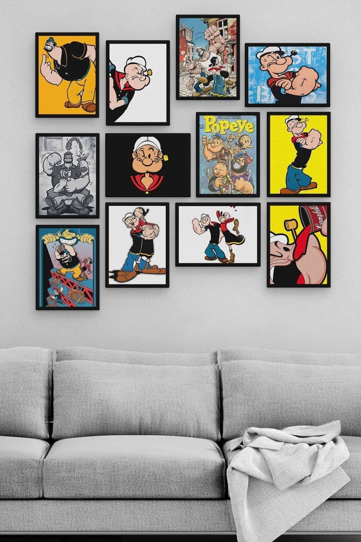 Temel Reis 12 Parça Ahşap Mdf Tablo Zlltb397