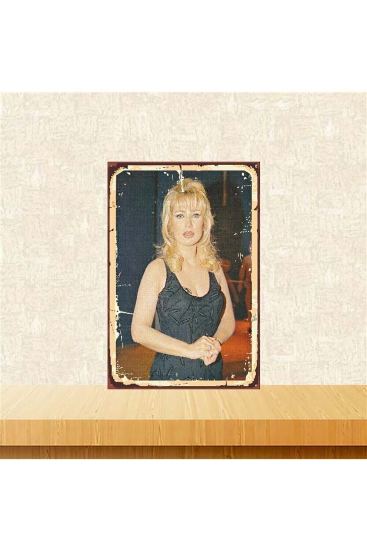 Seda Sayan 20-30 Cm Retro Ahşap Poster Tkfx3823