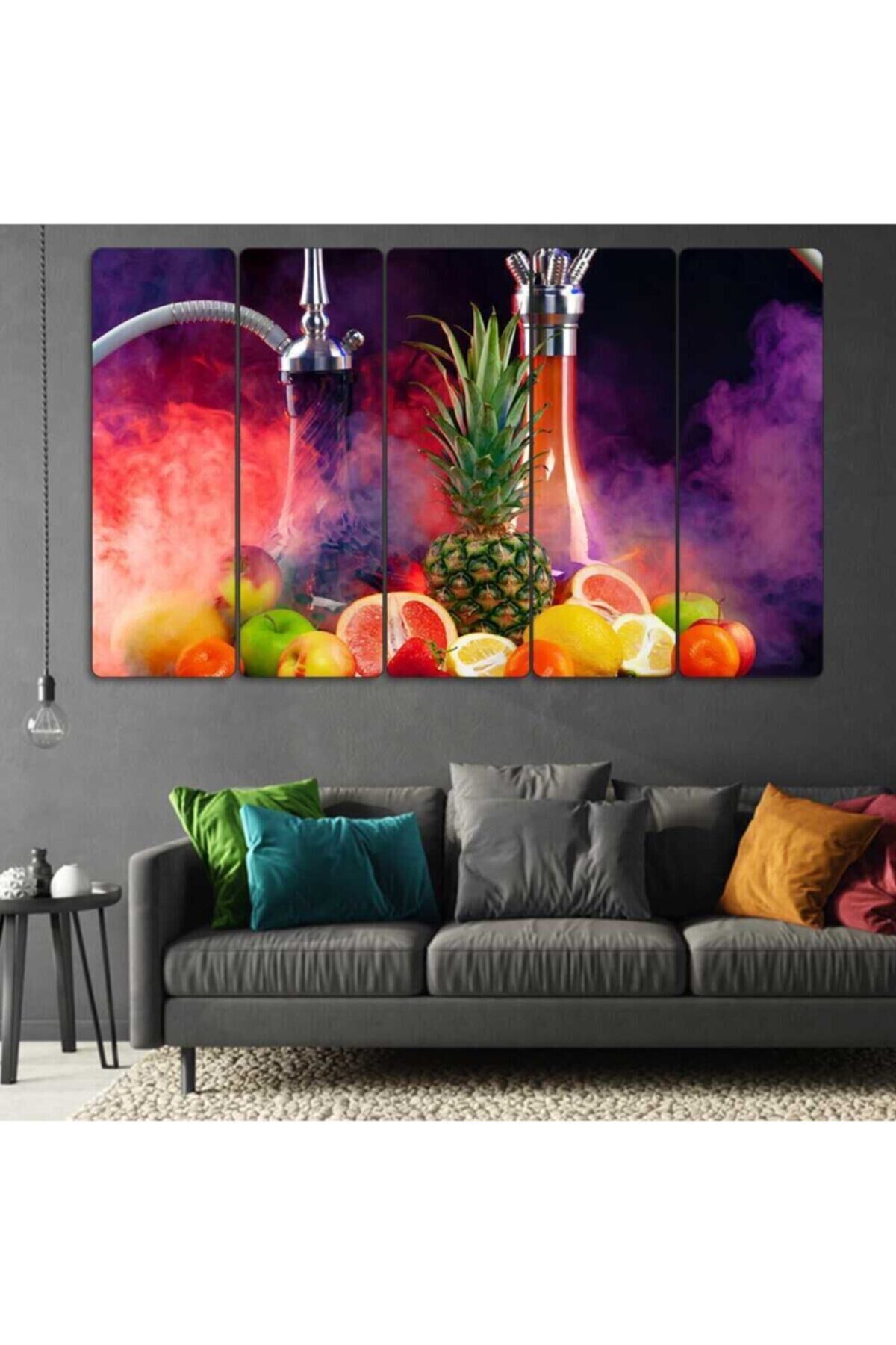 Nargile - 5 Parçalı Tablo