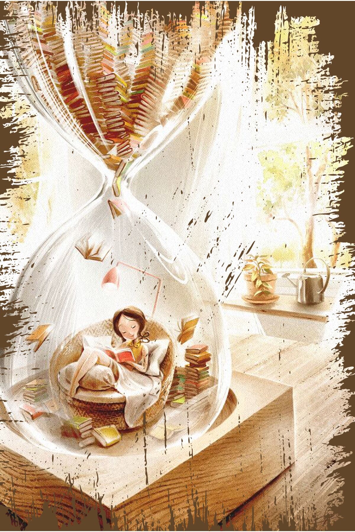 Retro Ahşap Duvar Poster 20x30