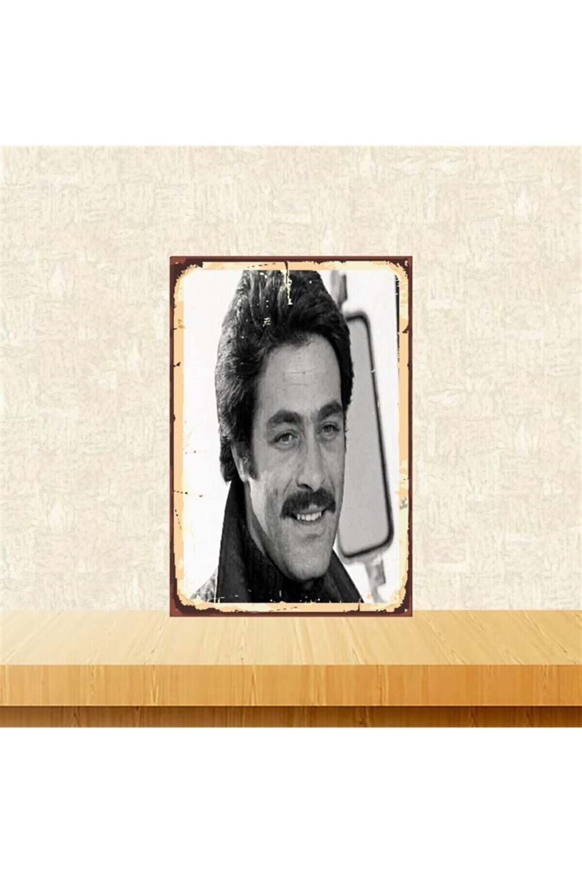 Kadir Inanır Retro Ahşap Poster 20 30 cm