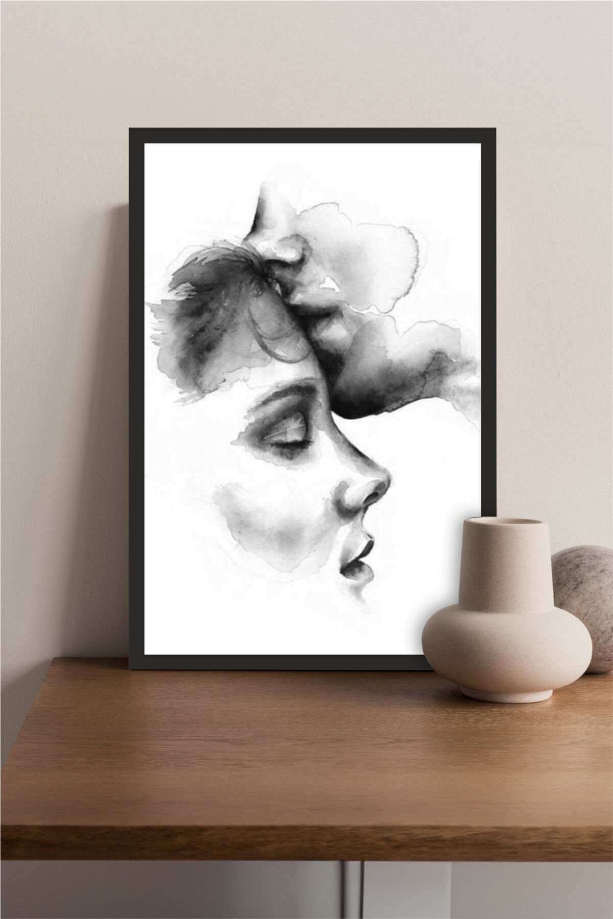 Home Yazılı Ahşap Mdf Çerçeve Görünümlü Mdf Tablo