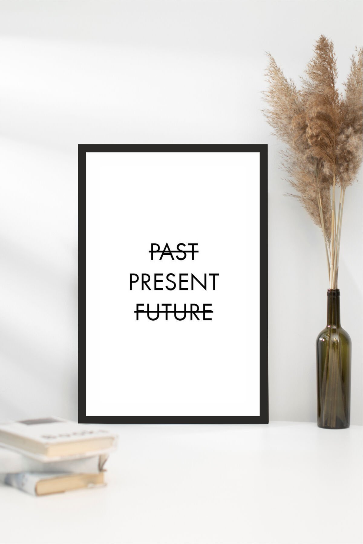 Home Yazılı Ahşap Mdf Çerçeve Görünümlü Mdf Tablo