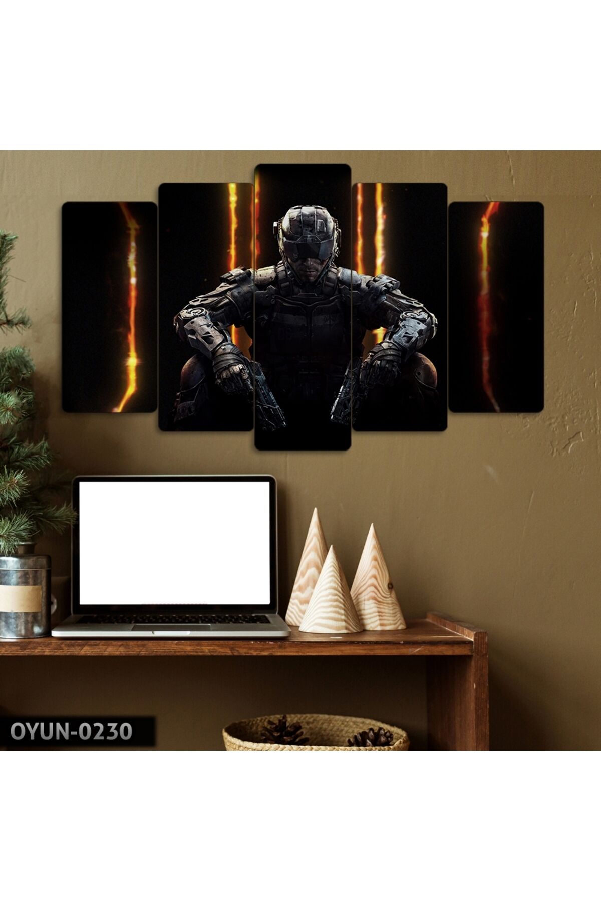 Call Of Duty - 5 Parçalı Tablo