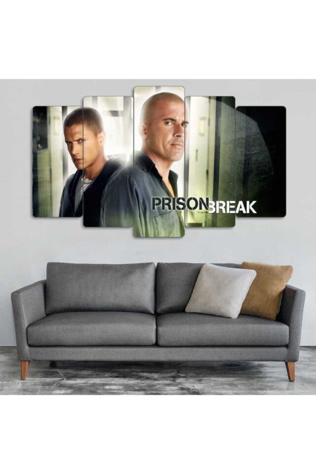 Prison Break - 5 Parçalı Tablo