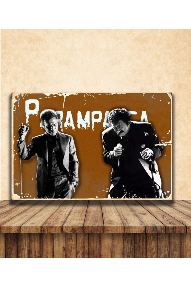 Müslüm Gürses Teoman Paramparça Temalı 20 x 30 CM MDF Duvar Tablosu 01