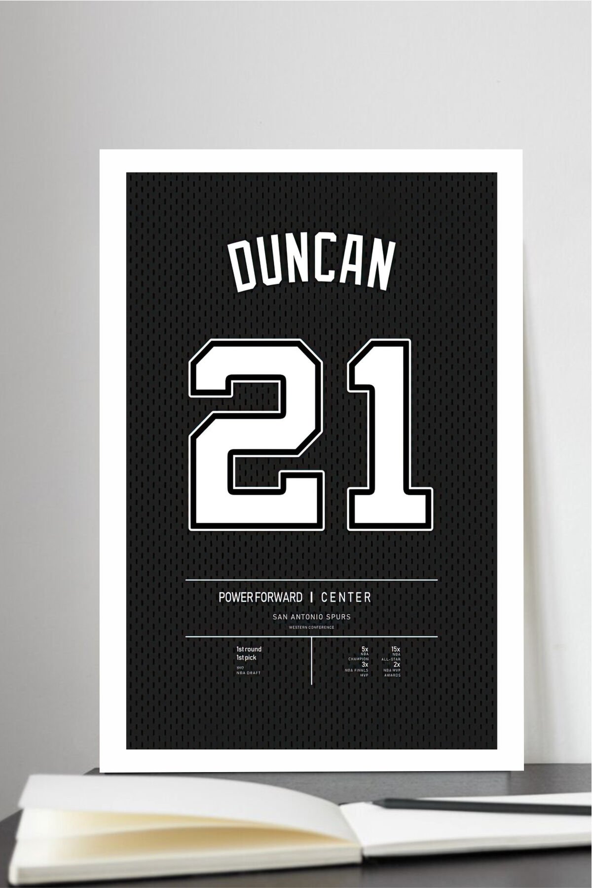 genç odası çerceve görünümlü mdf tablo