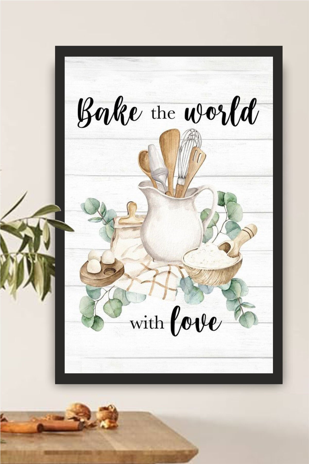 mutfak tasarımlı Çerçeve Görünümlü Mdf Tablo