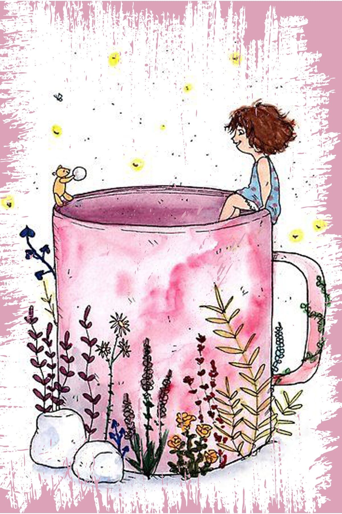 Retro Ahşap Duvar Poster 20x30