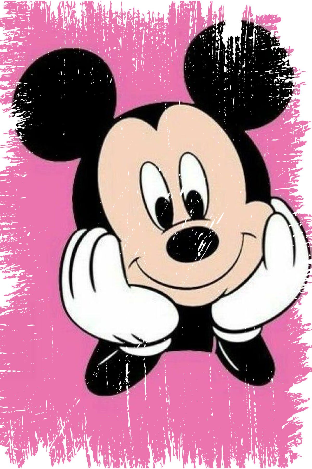 Mickey Mouse Tasarımlı Ahşap Poster