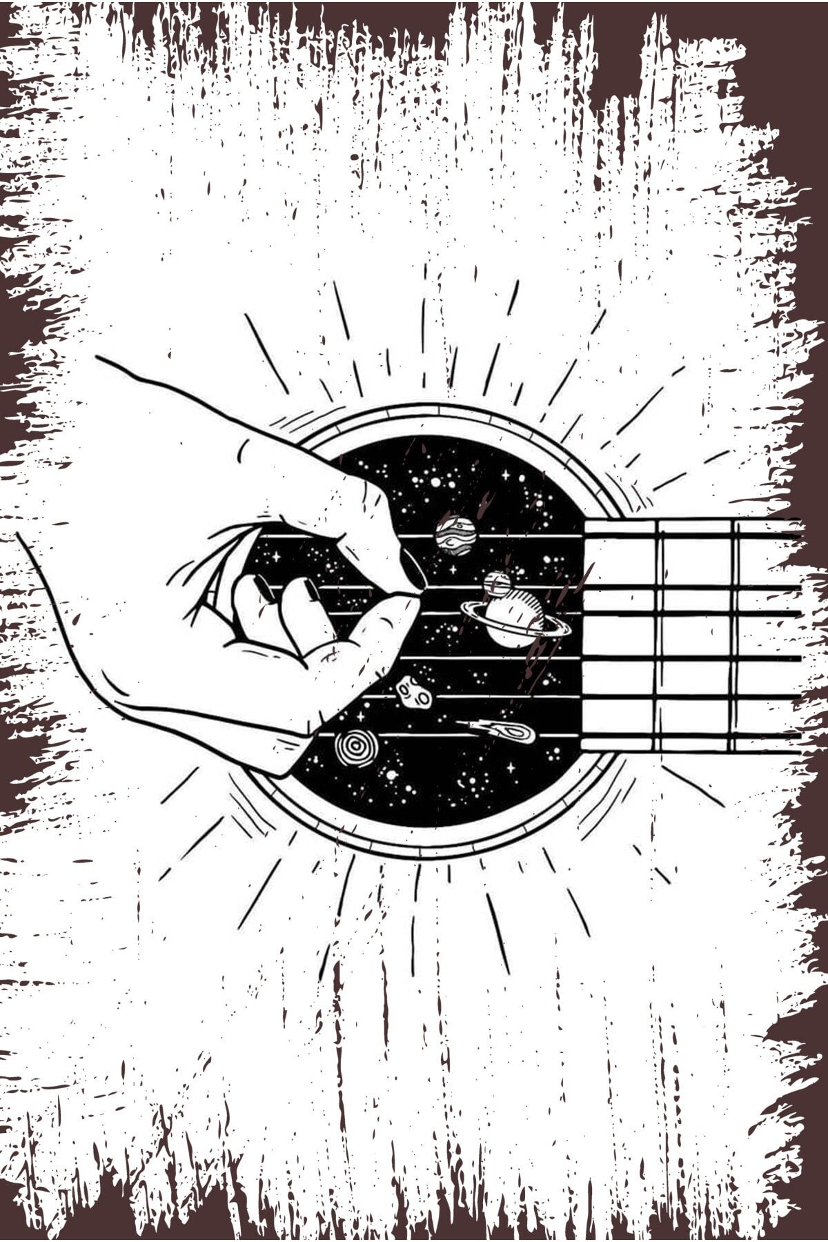 Retro Ahşap Duvar Poster 20x30