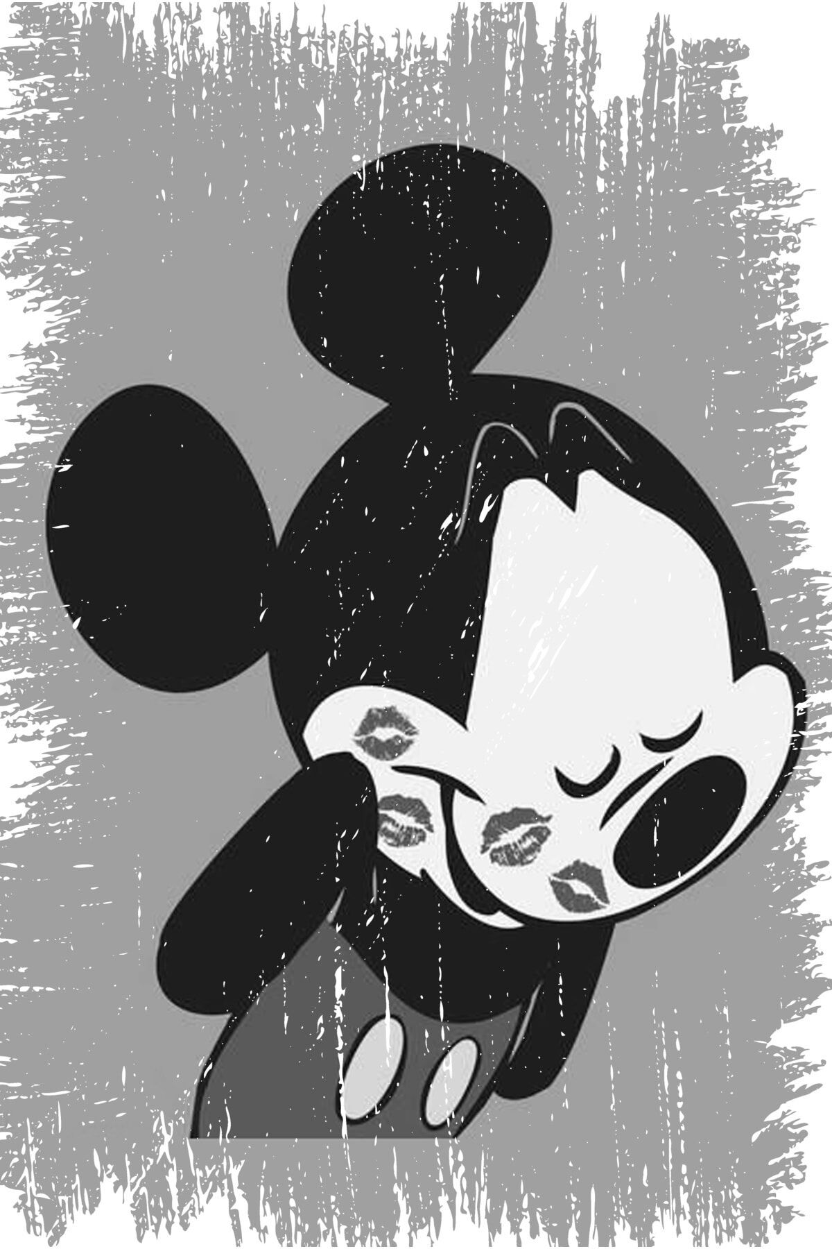 Retro Ahşap Duvar Poster 20x30