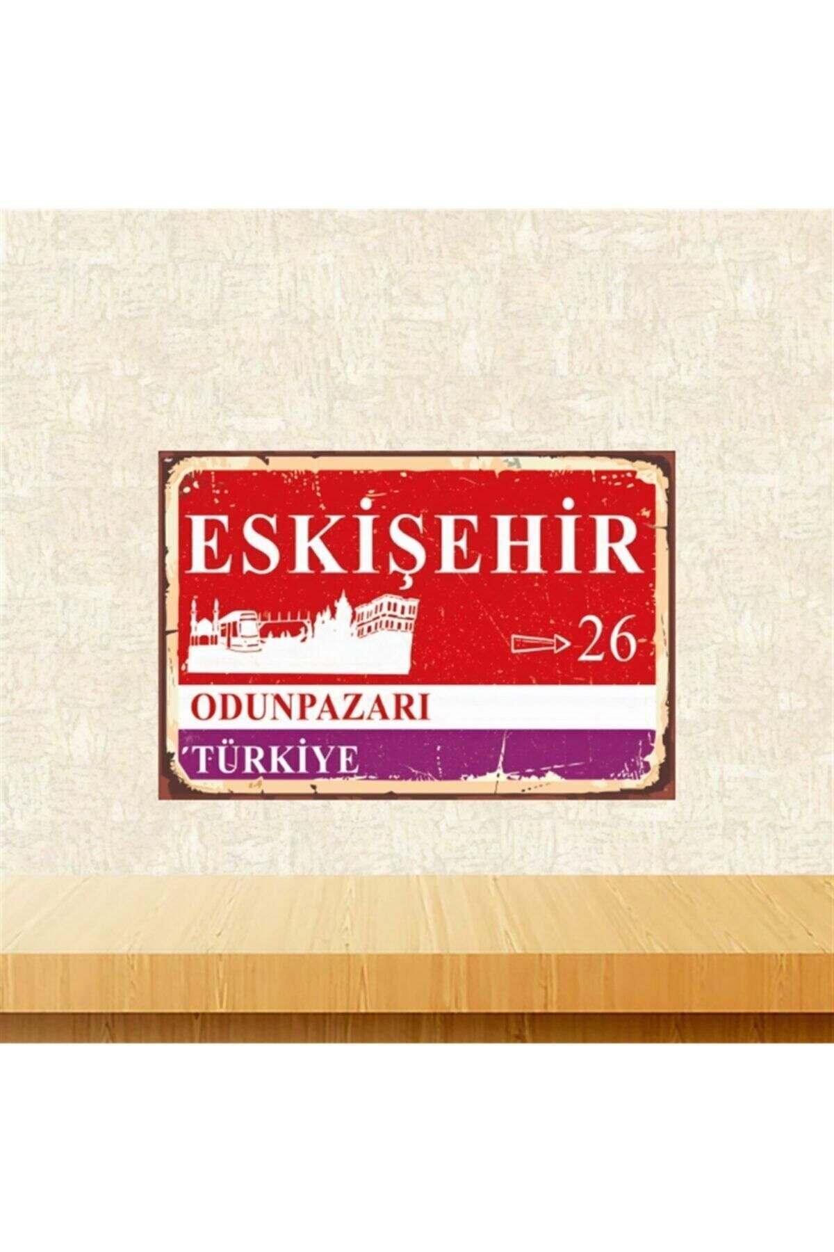 Eskişehir Odunpazarı 20-30 Cm Retro Ahşap Tablo Tkfx5773