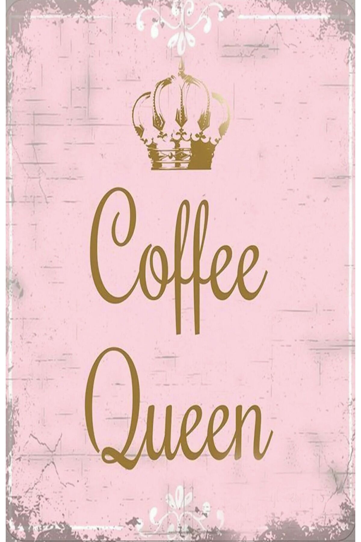 Çay ve Kahve Tasarımlı Ahşap Poster