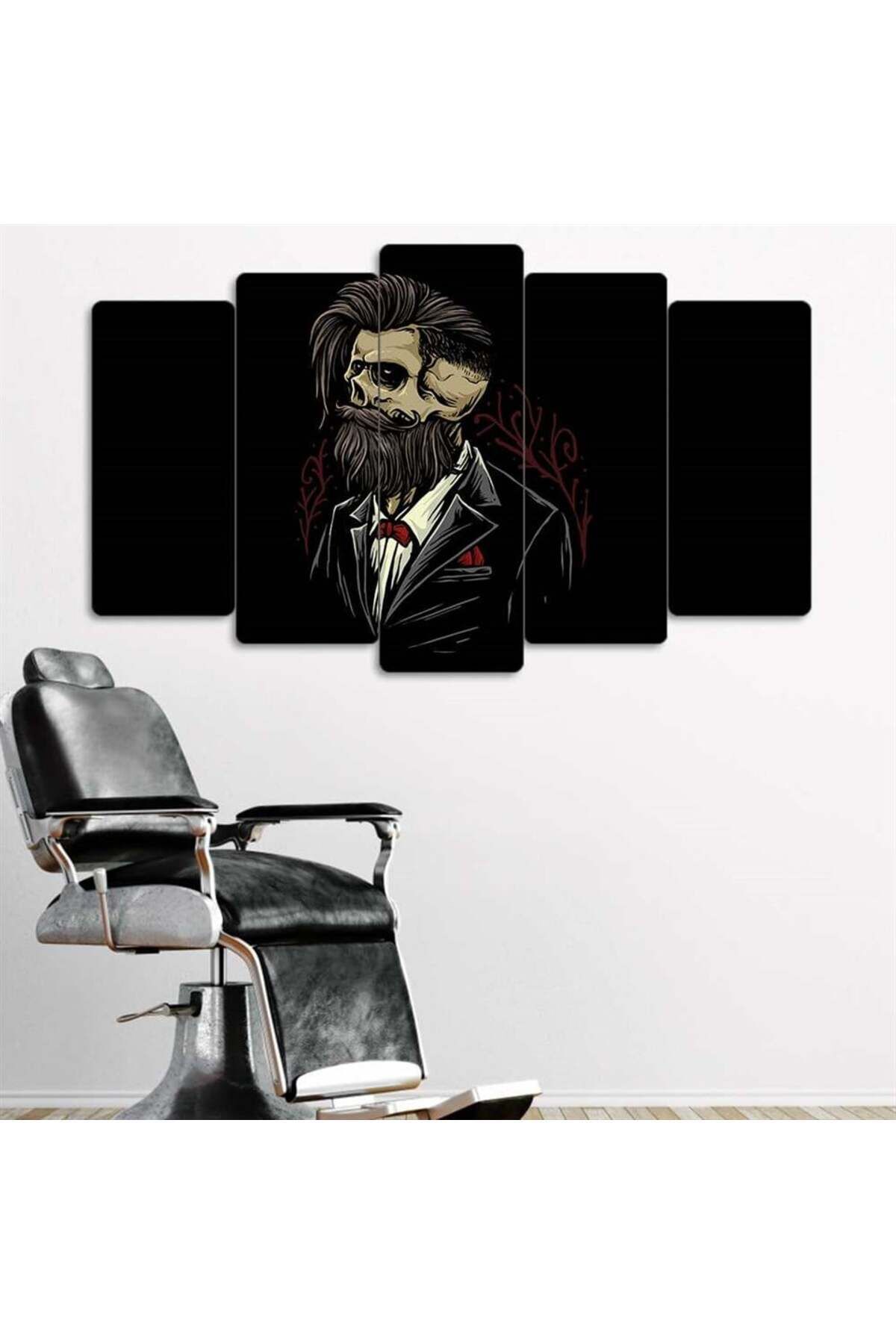 Ölümsüz Şıklık - 5 Parçalı Berber Tablo