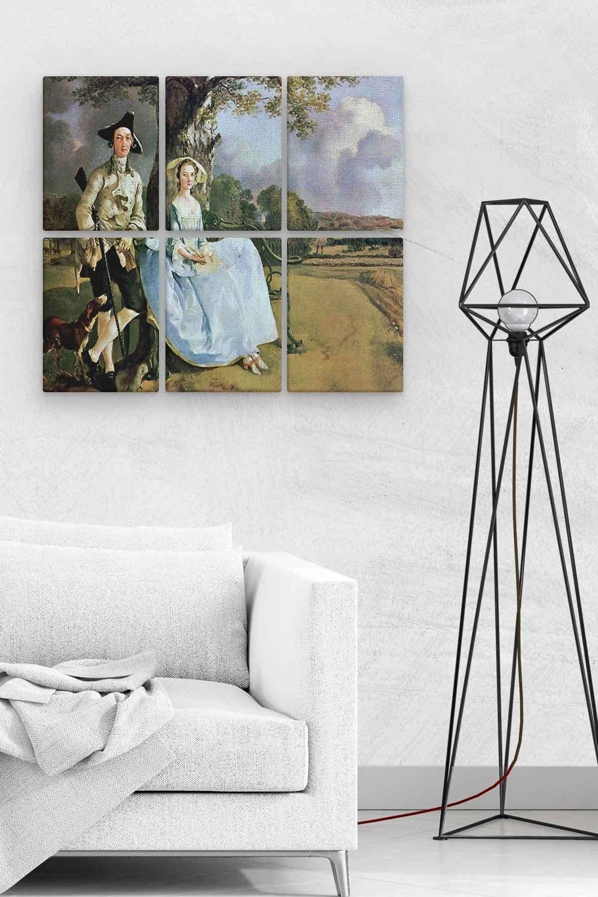 Sanat Eserleri 6 Parça Ahşap Mdf Tablo Nhl1170