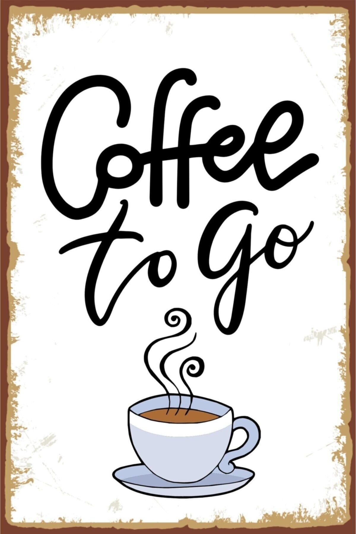 Kahve Retro Ahşap Poster