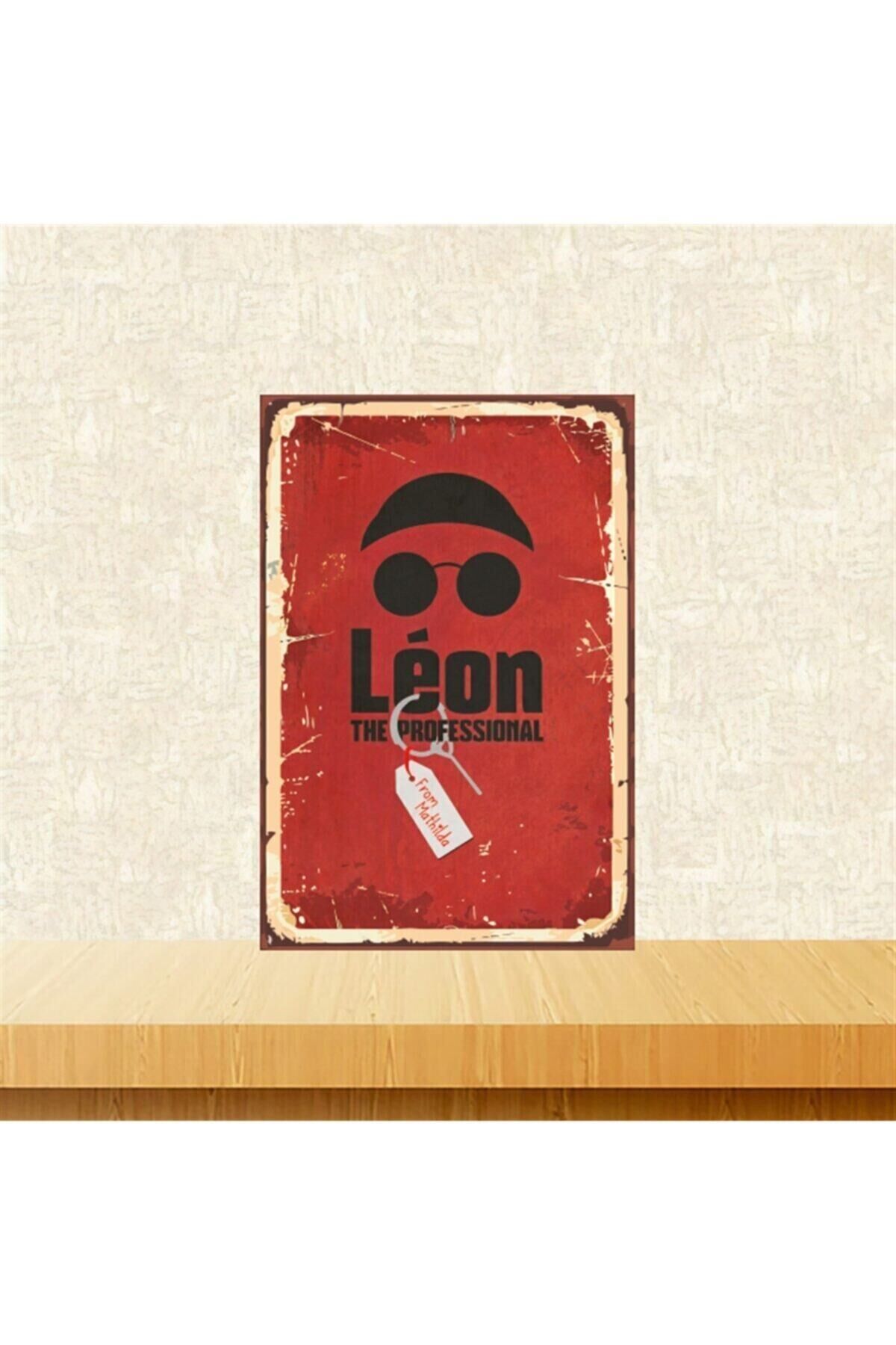 Leon The Professional 20-30 Cm Retro Ahşap Tablo Tkfx5071