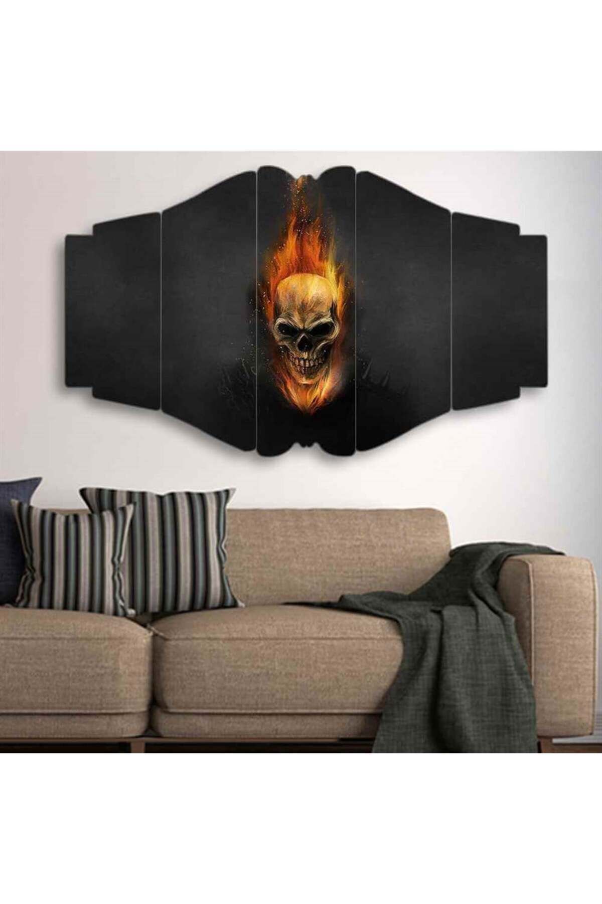 Cehennem Alevi, Kuru Kafa - 5 Parçalı Tablo