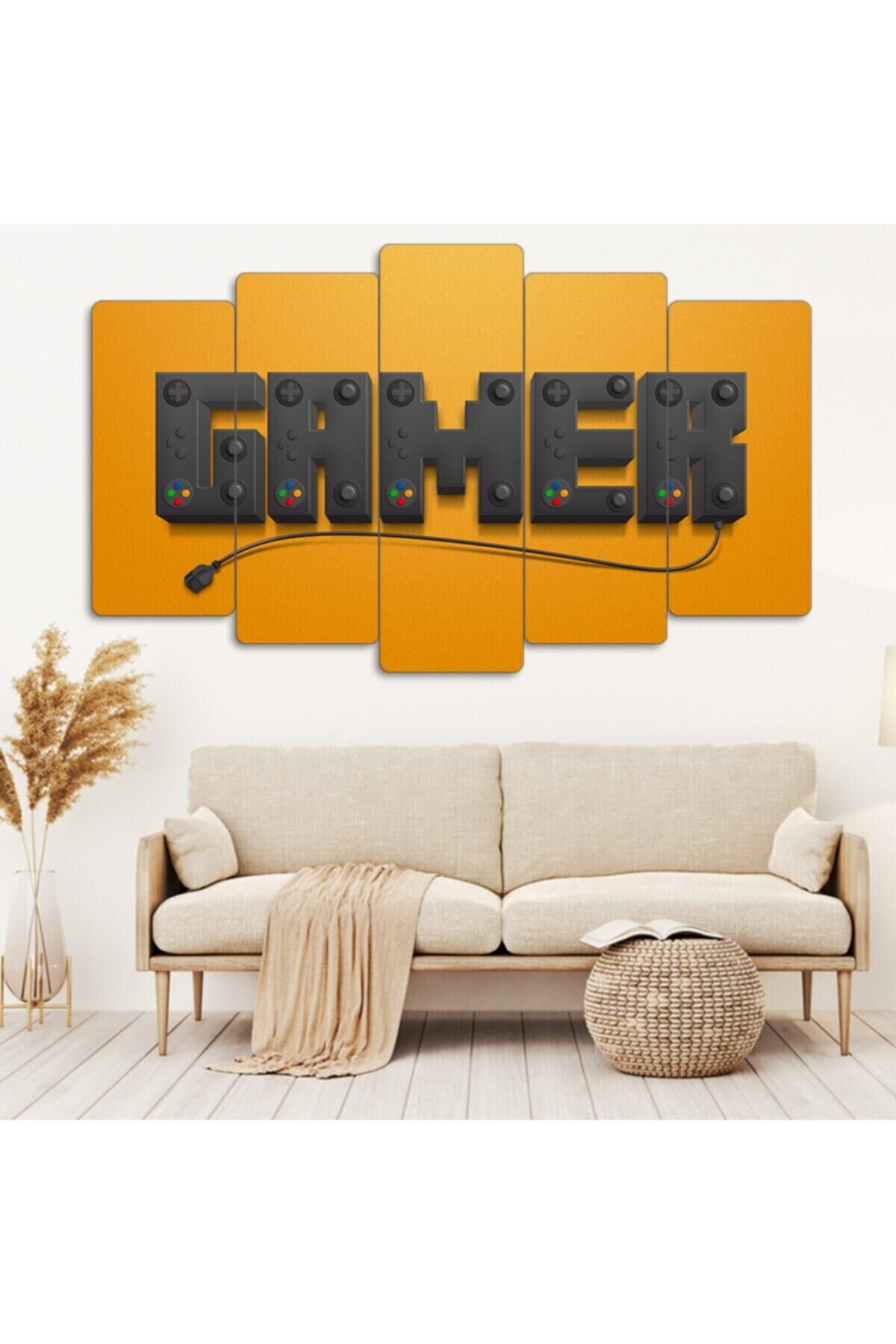 Gamer - 5 Parçalı Tablo