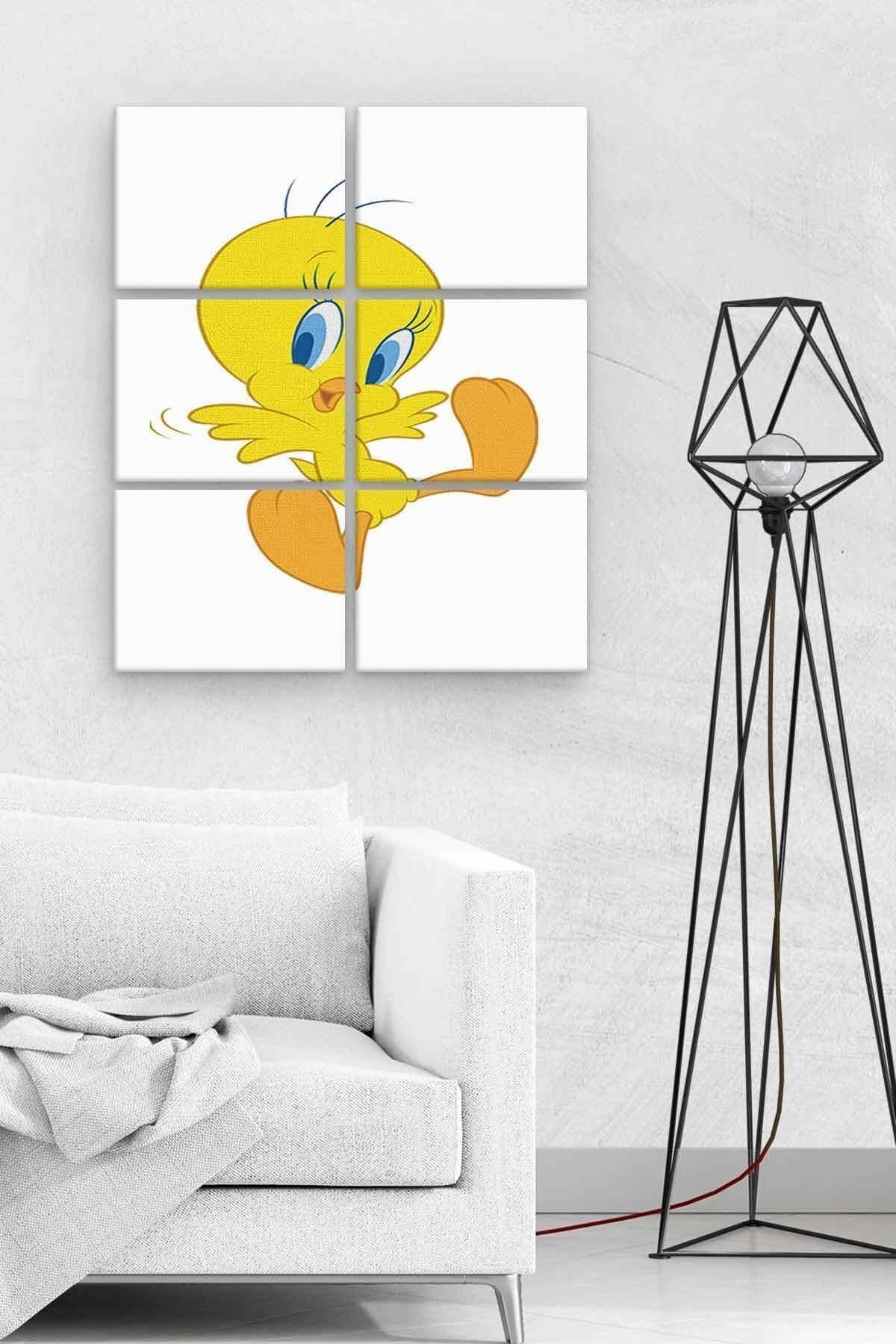 Tweety Bll2735 6 Parça Ahşap Mdf Tablo Nhl7232