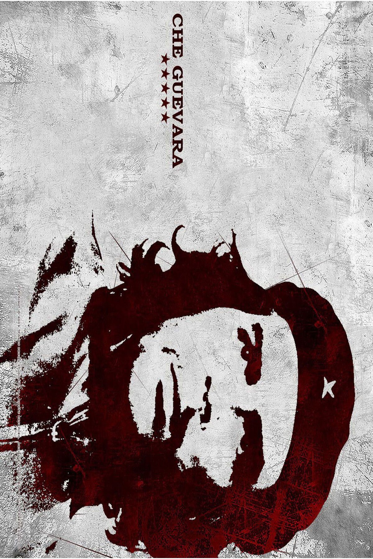 Che Guevara Tasarımlı Ahşap Poster