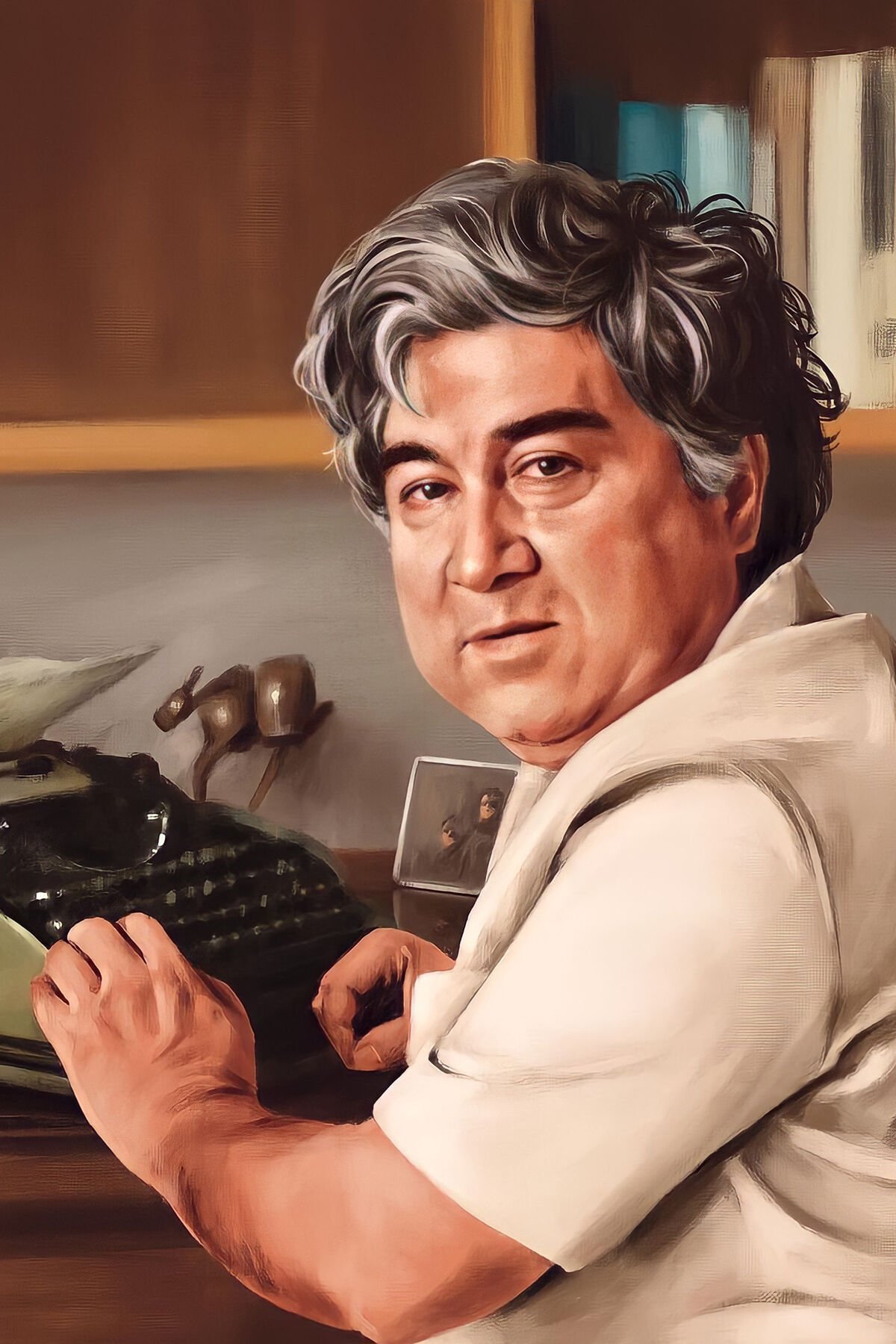 Aziz Nesin Tasarımlı Ahşap Poster