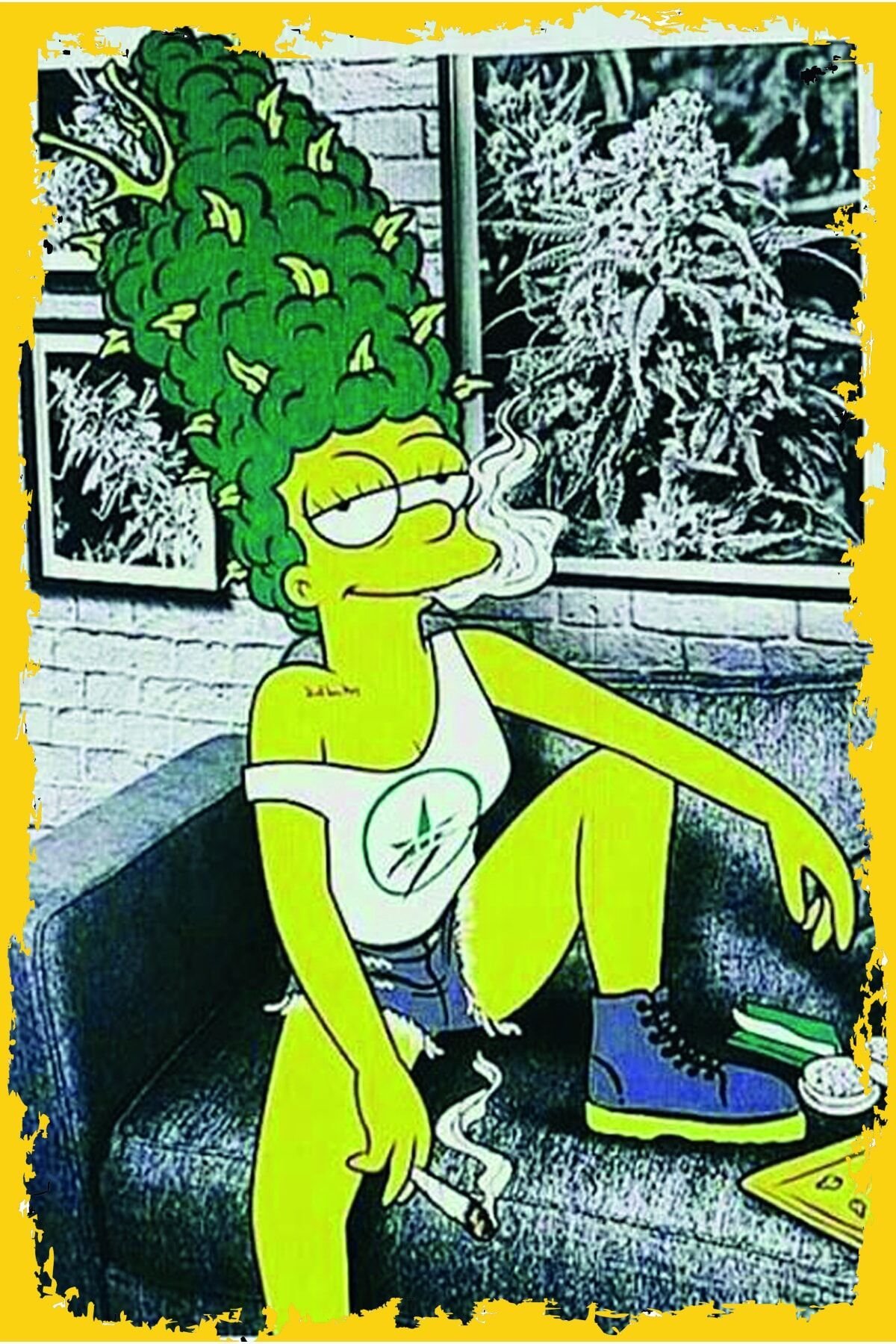 Retro Ahşap Duvar Poster 20x30