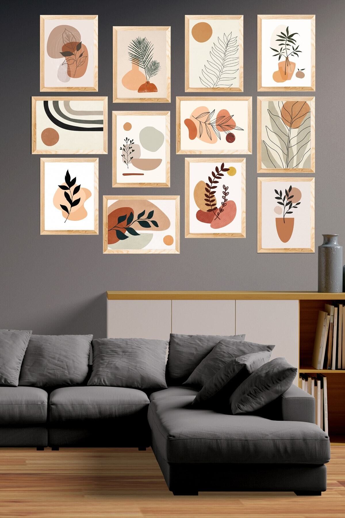 5 Parçalı Çerçeve Görünümlü Mdf Tablo Seti Mck104