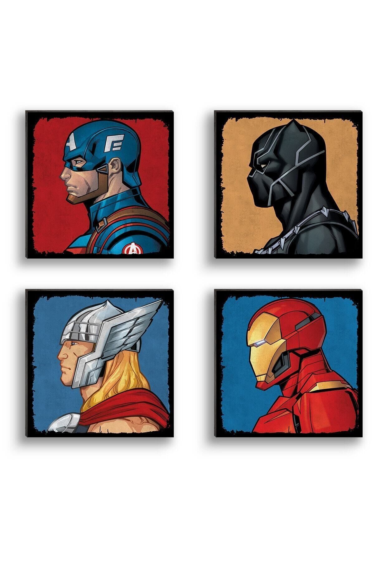 Marvel Yenilmezler 4'lü Tablo