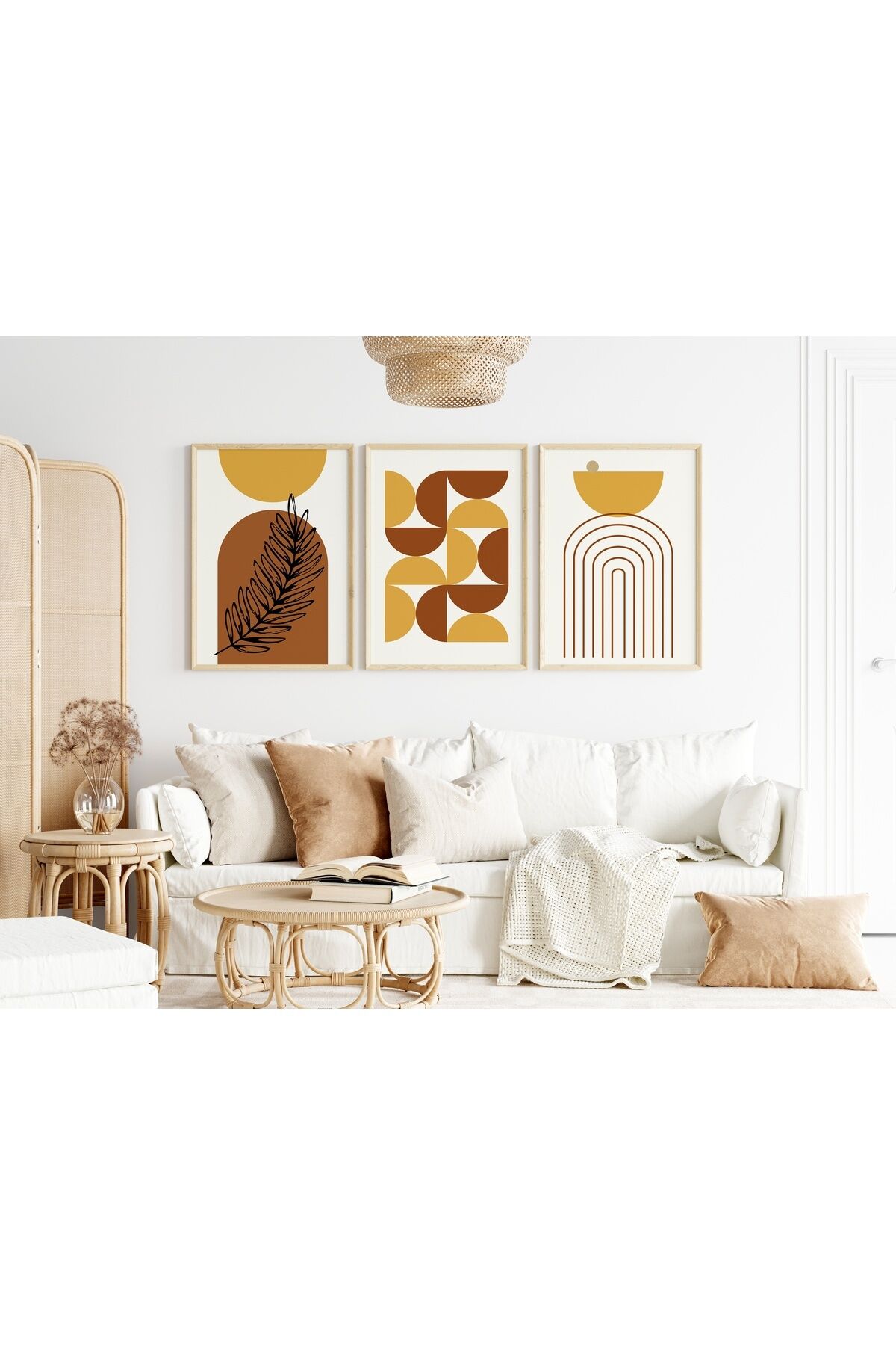 3'lü Tablo Seti - Minimal Modern Tablo Seti - YN-03