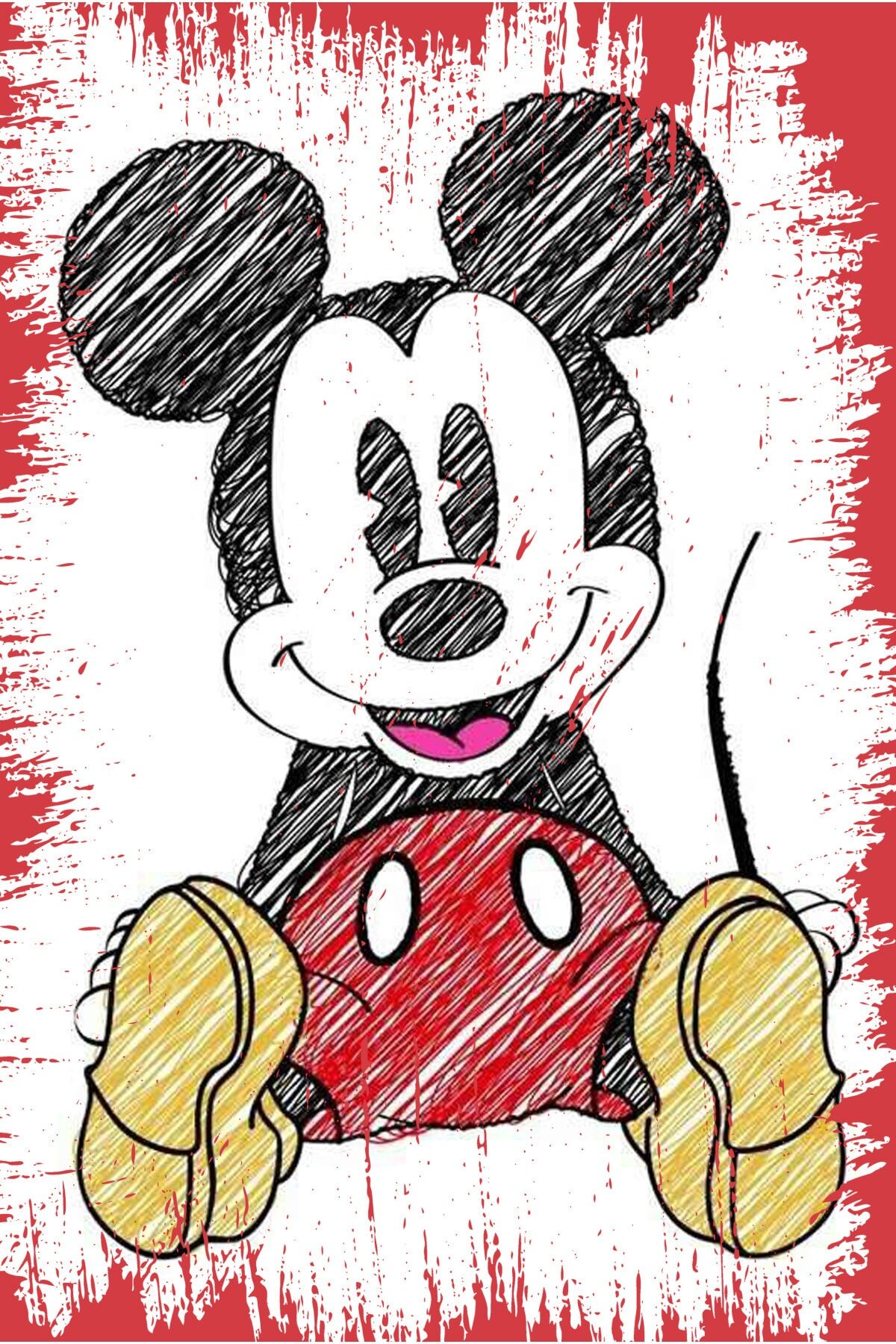 Retro Ahşap Duvar Poster 20 x 30