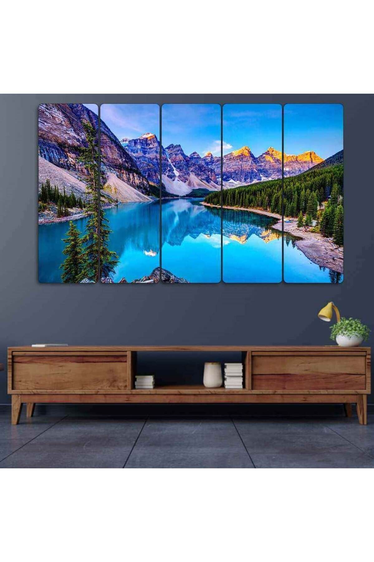Banf Ulusal Park, Kanada - 5 Parçalı Tablo