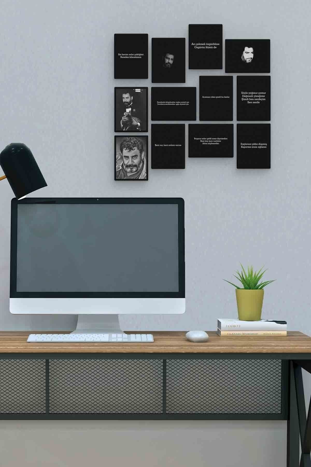 Ahmet Kaya 12 Parça Mdf (ahşap) Tablo Ofis Boyu