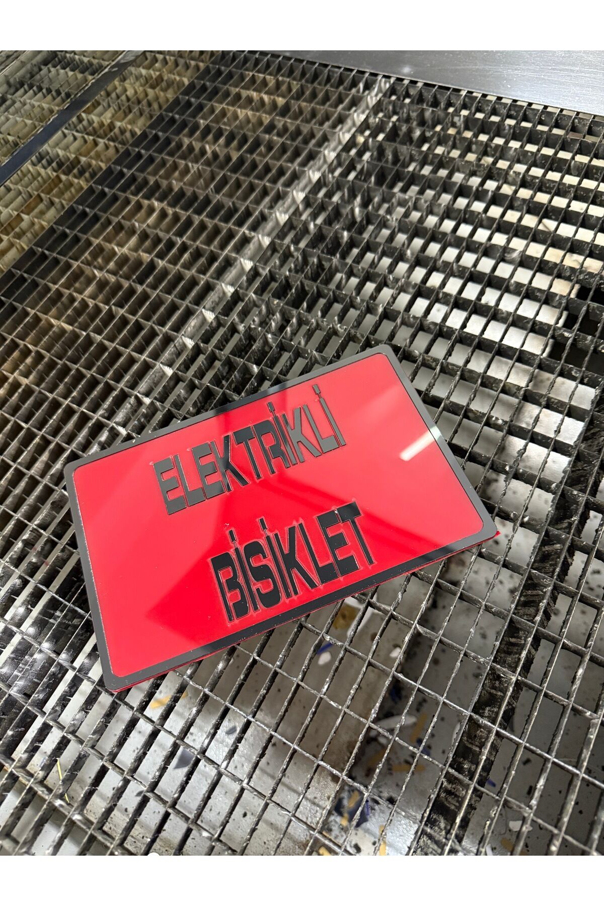 ELEKTRİK BİSİKLET YAZISI PLEKSİ PLAKALIK