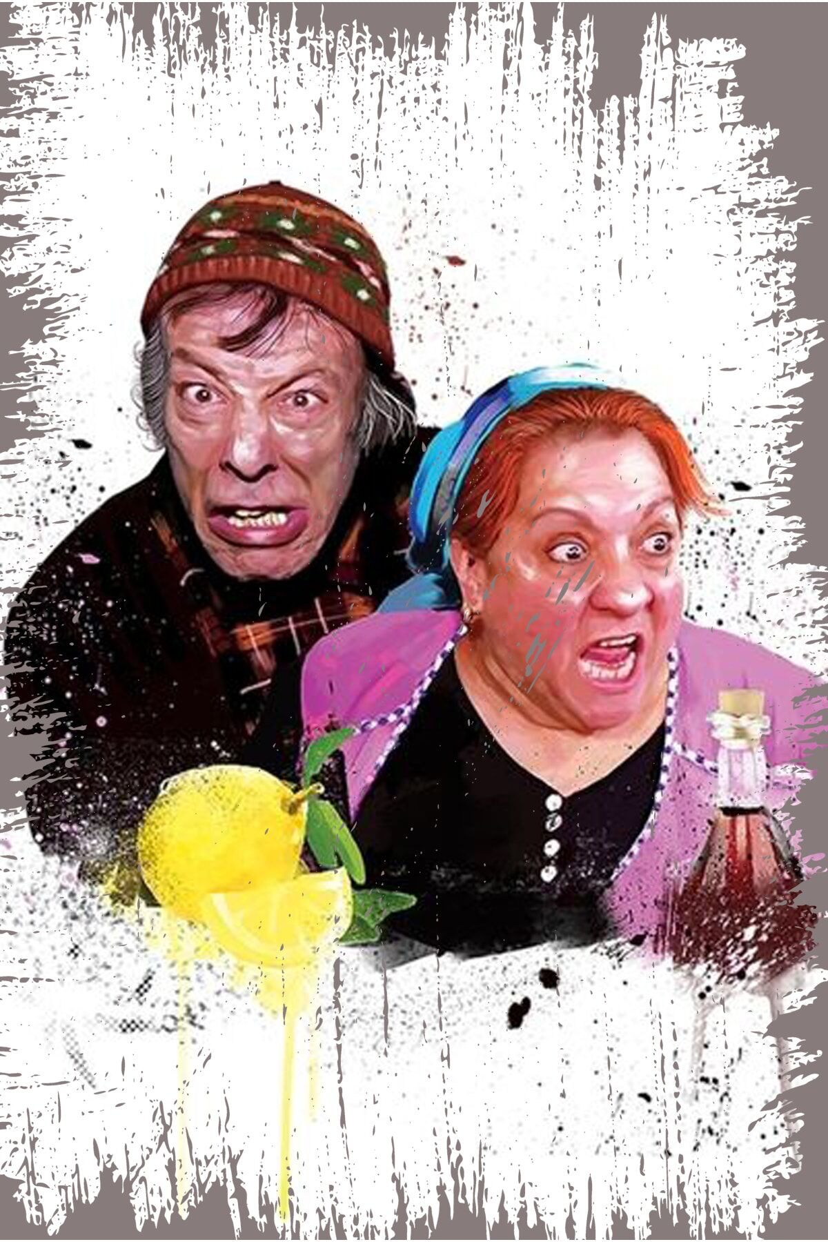 Retro Ahşap Duvar Poster 20x30