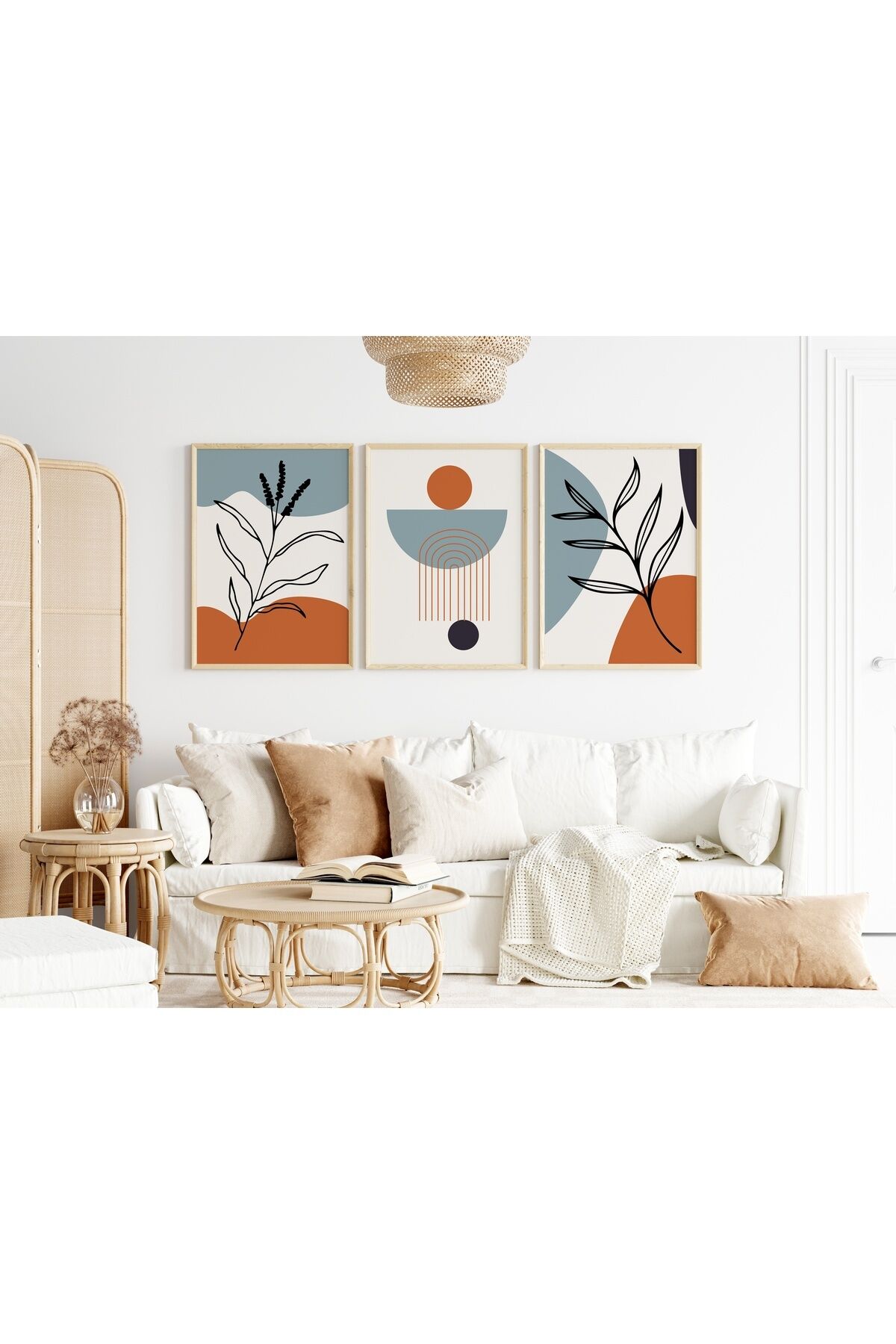 Modern 3'lü TabloSeti - Modern Tablo Seti - YN-05