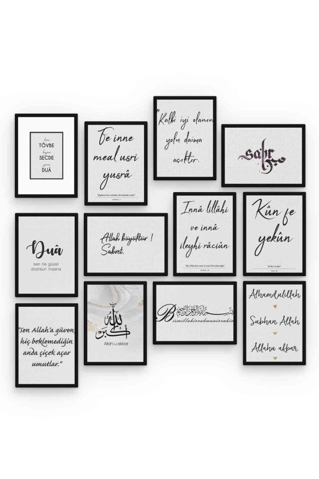 Dua 12 Parça Mdf (ahşap) Tablo Ofis Boyu