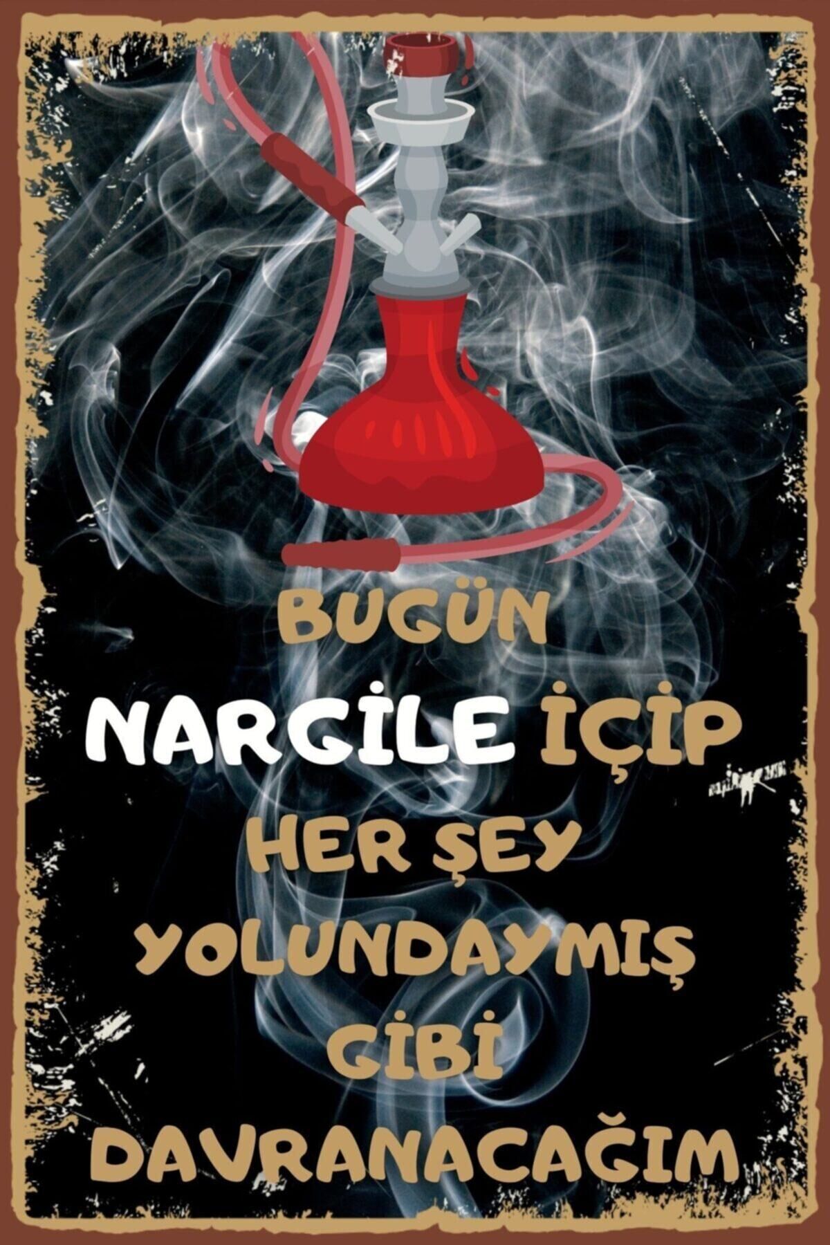 Temalı Retro Ahşap Poster (Içip)