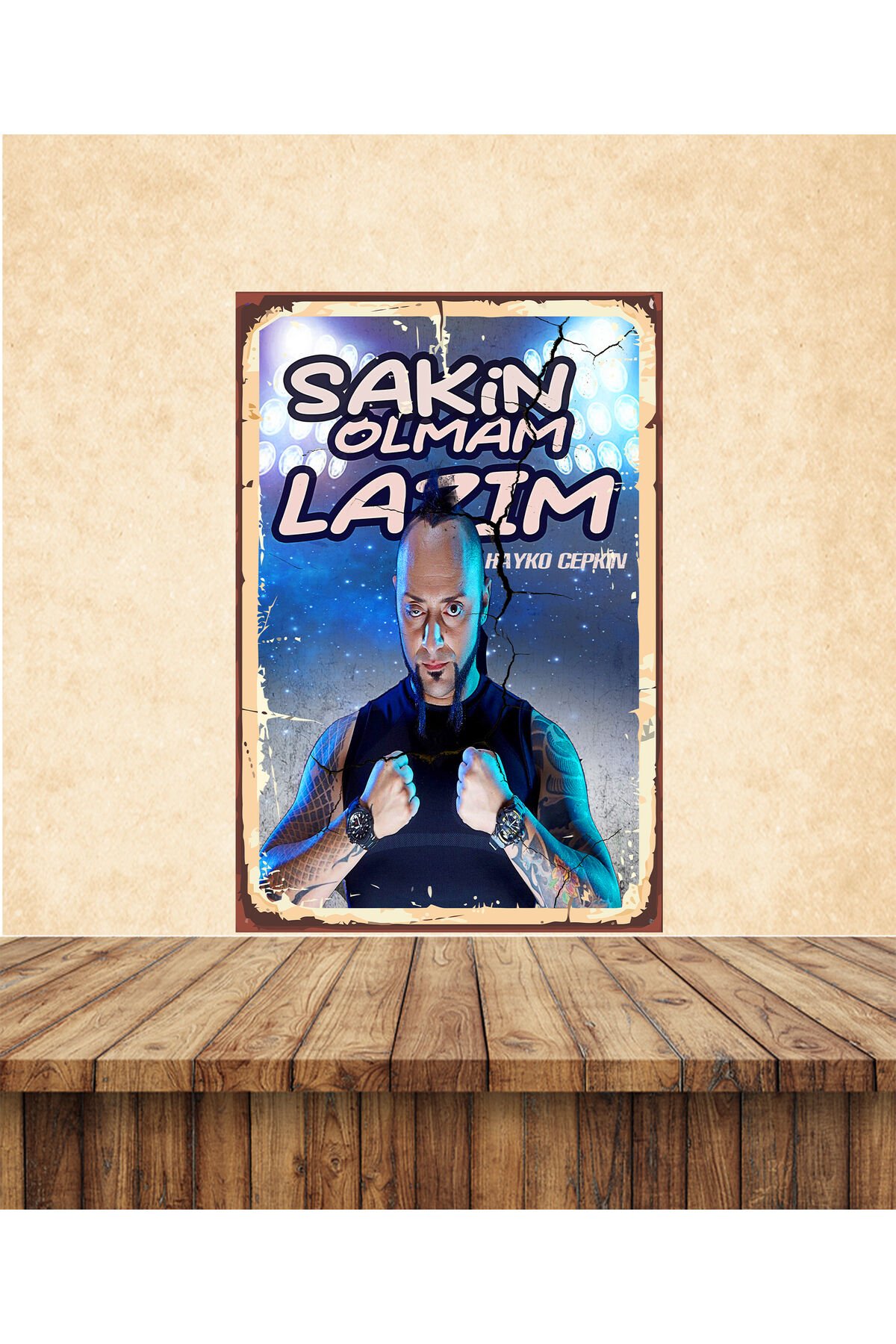 Hayko Cepkin Temalı 20 x 30 CM MDF Tablo