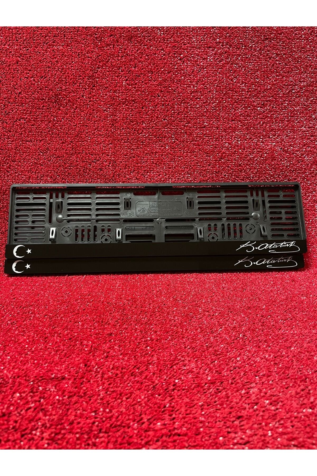 Plakalık Otomobil Ay Yıldızlı Ve K.ATATÜRK imzalı Plakalık