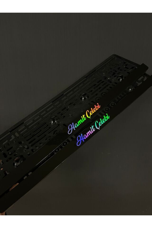 Hologram Takmatik Plakalık Premıum El Yazısı Model