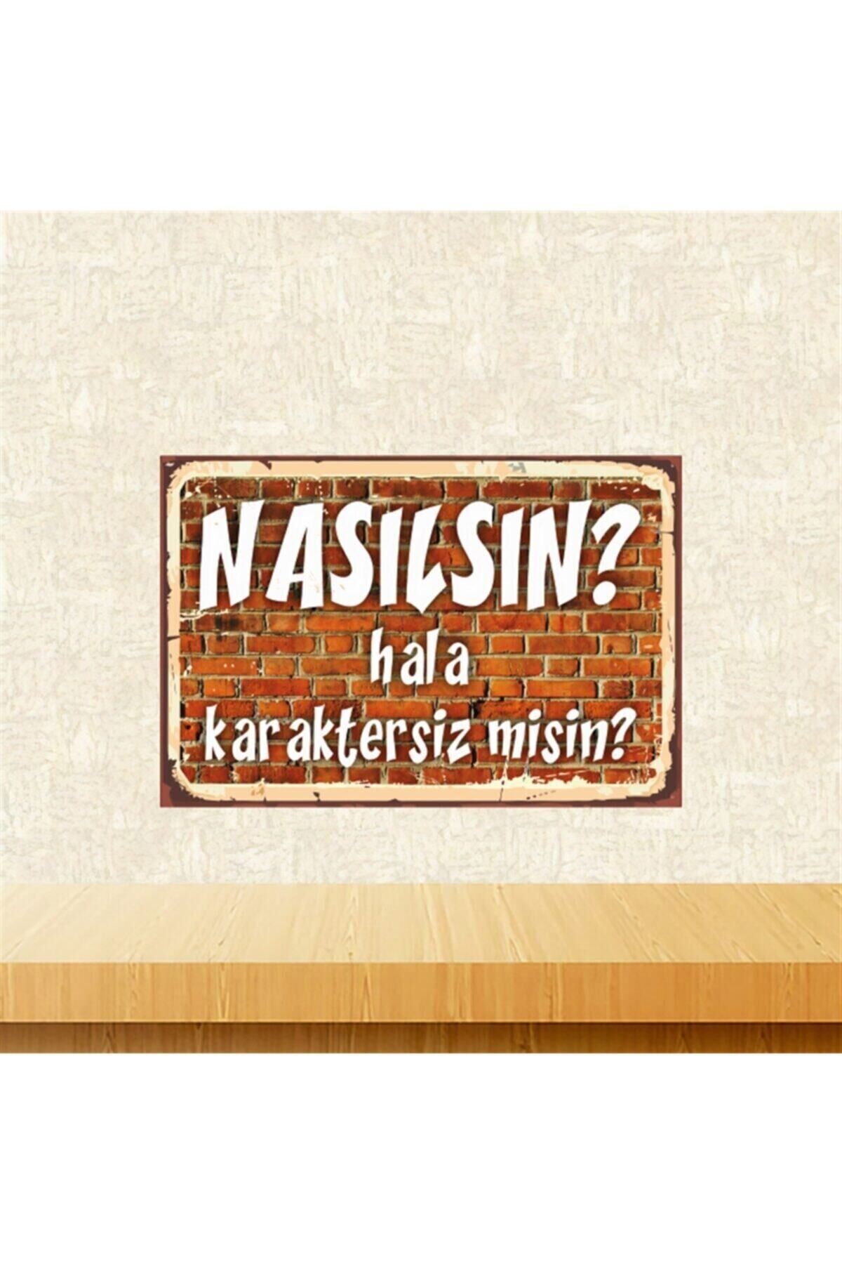 Retro Ahşap Tablo Tkfx5511