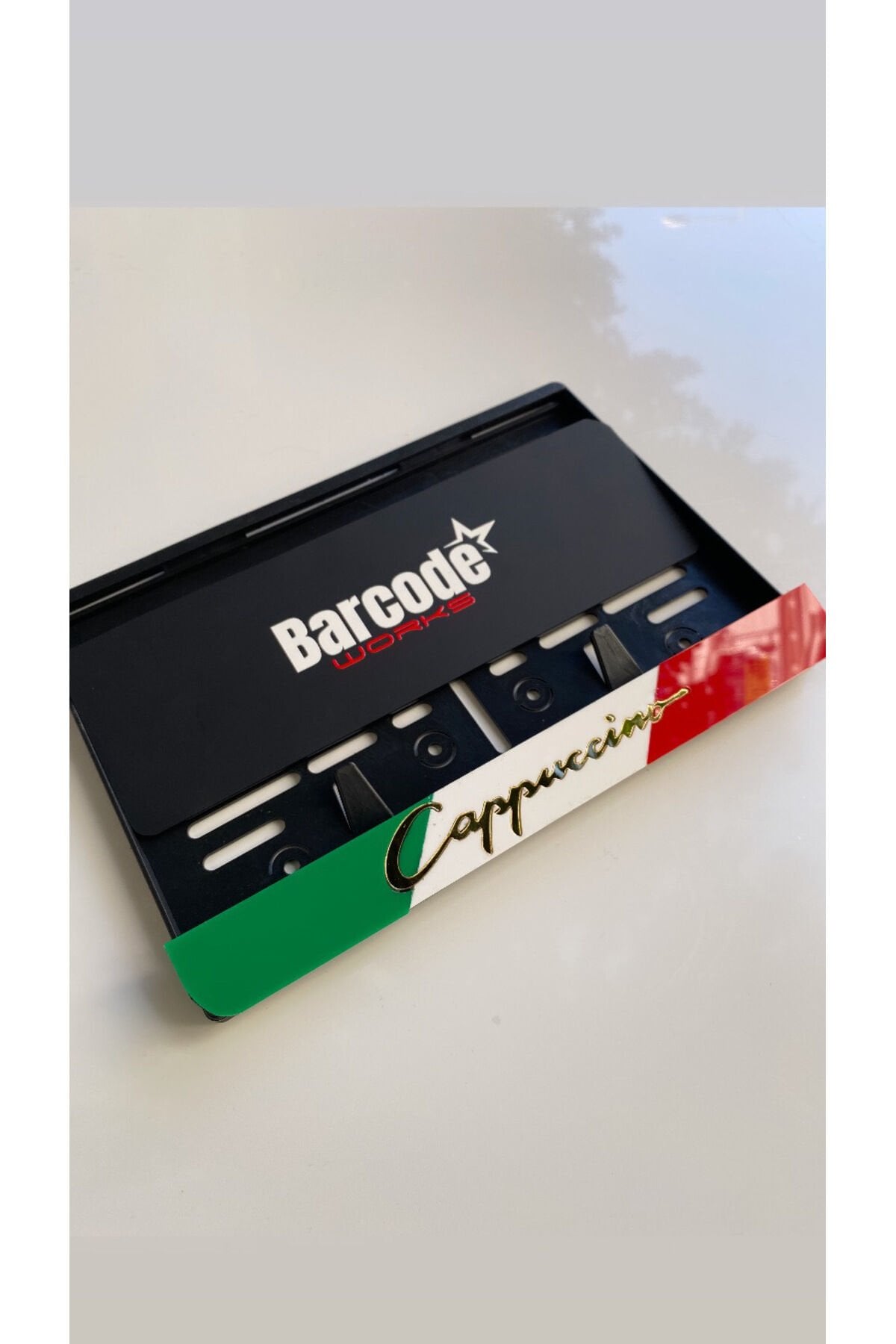 İtalyan Model Cappucino Motorsiklet Plakalık