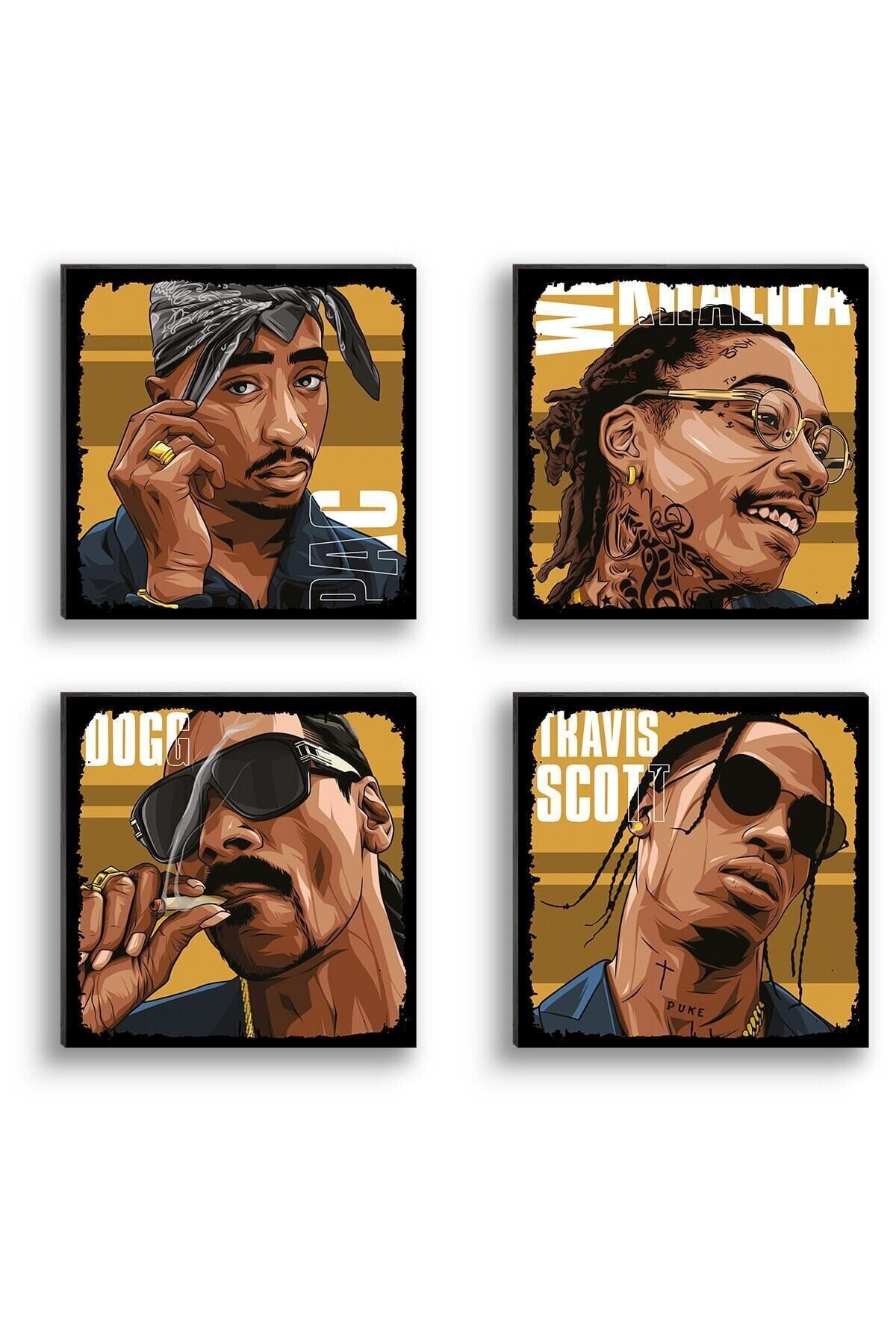 Rapper 4'lü Tablo Set